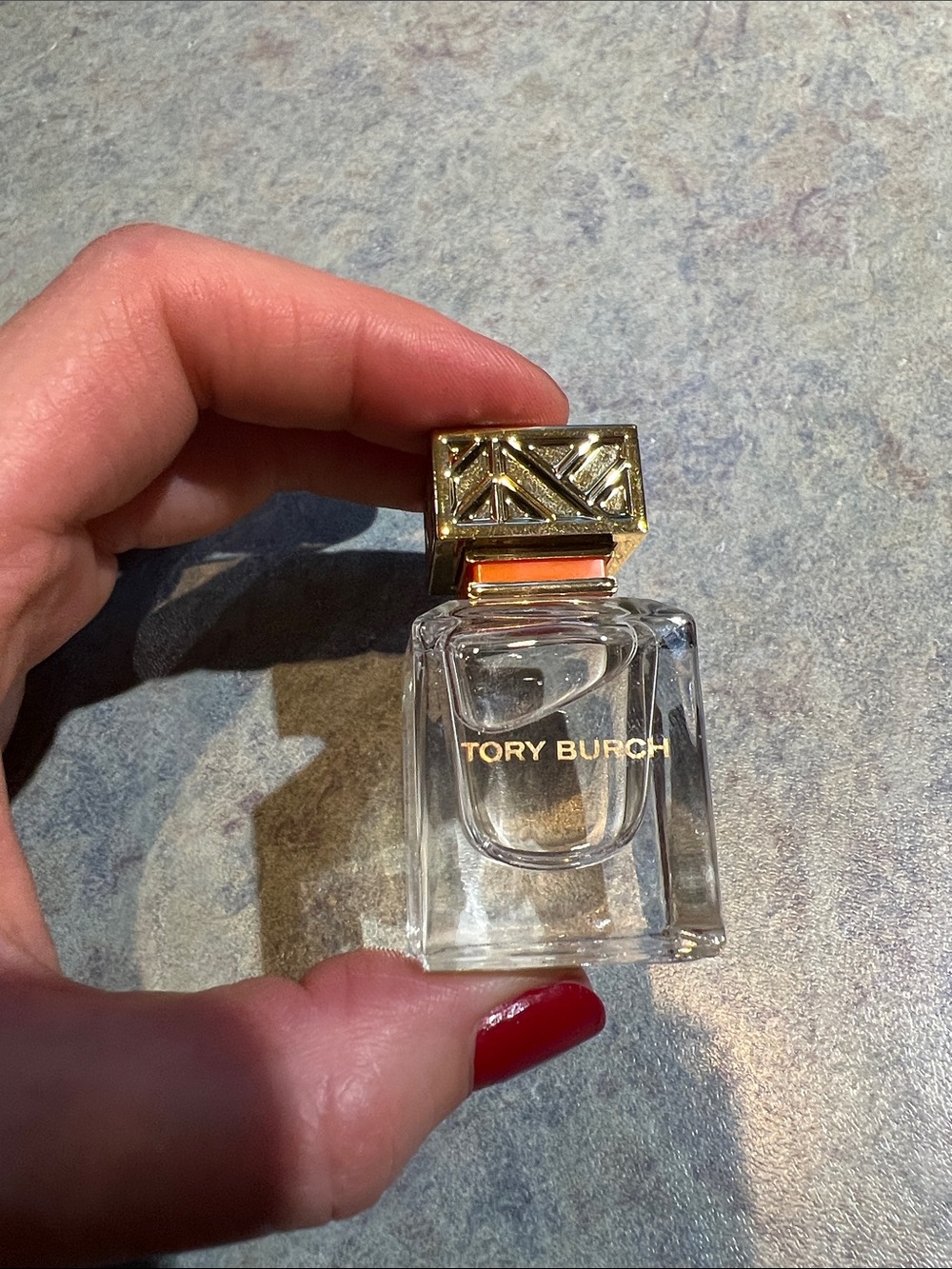 Tory Burch miniature collectors bottle for women